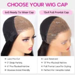 LAVISH HAIR Yaki Straight Half Wig Flip Over Glueless Wig 3 IN 1 Quick Install